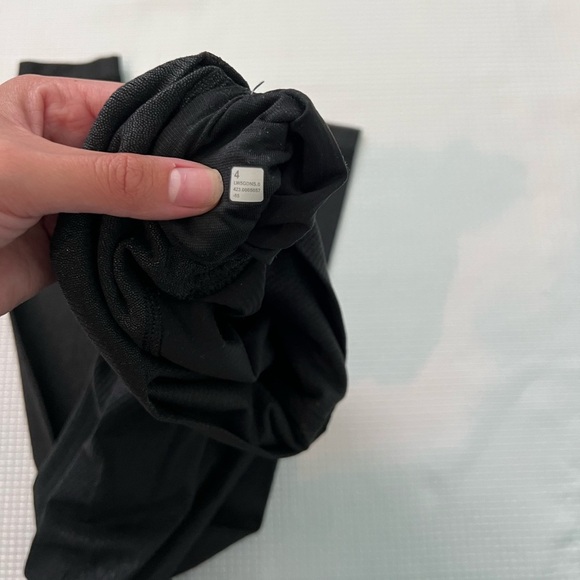 lululemon Align™ High-Rise Ribbed Pant 25" Shine in Radiate Foil Print Black - Picture 3 of 7